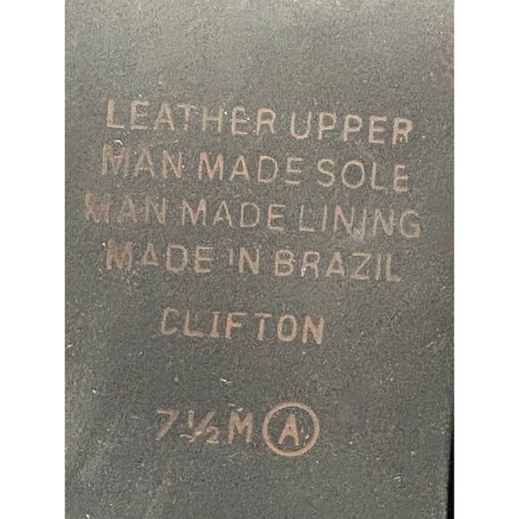 Enzo Angiolini Clifton Red Snakeskin Loafers Square Toe Heels Women’s 7.5M - Picture 7 of 8